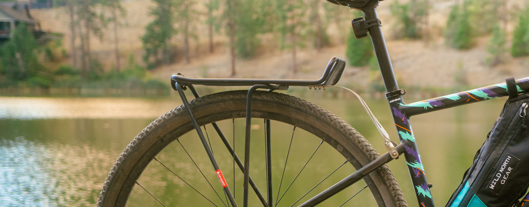 Rear bike rack gravel bike