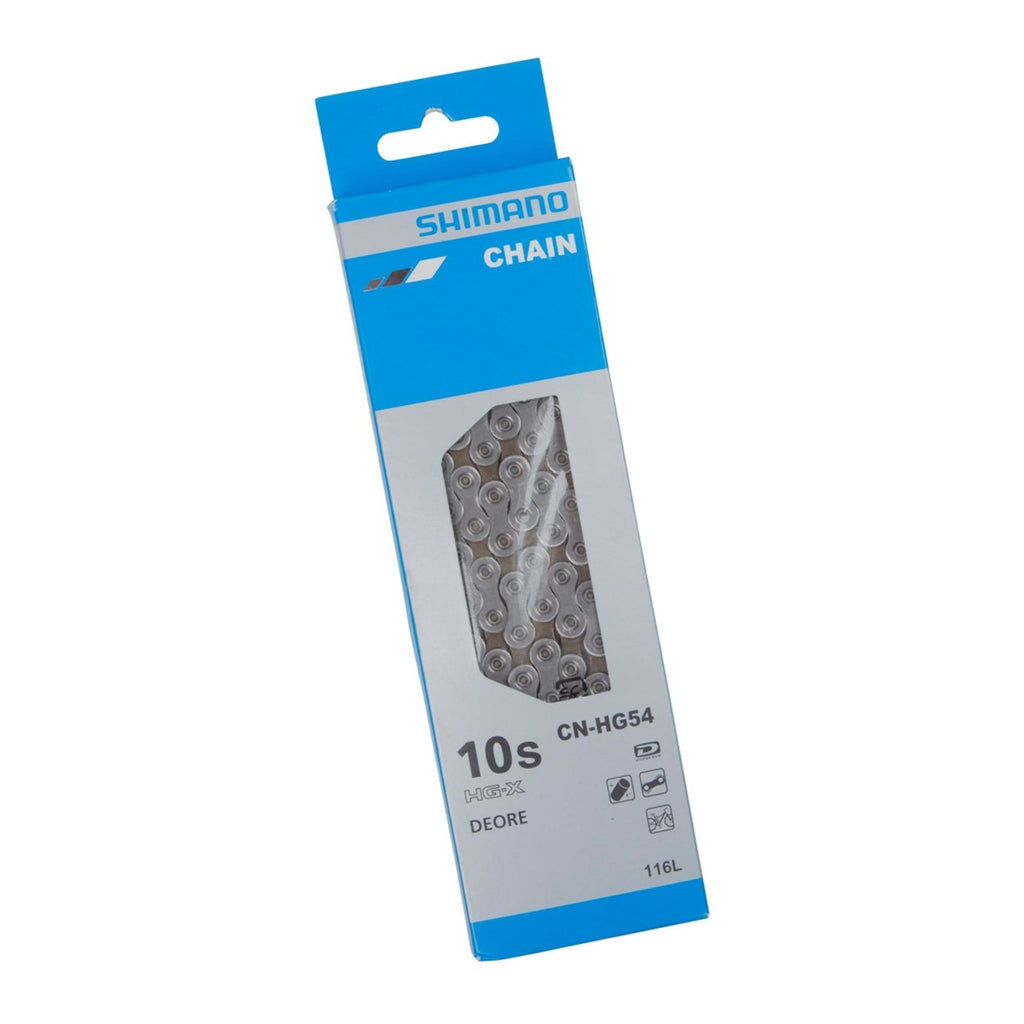 CHAÎNE DE VÉLO SHIMANO, CN-HG54, DEORE SUPER NARROW, VTT 10 VITESSES 116 L