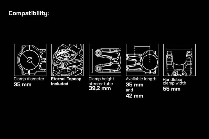 Oak Components Eternal Stem with Topcap