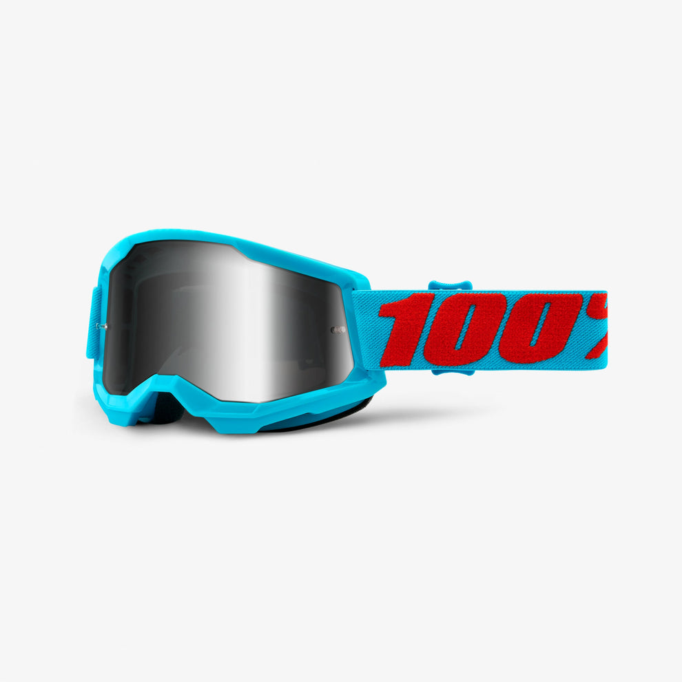 100% Strata 2 Goggles Summit Mirror Silver Smith Creek Cycle