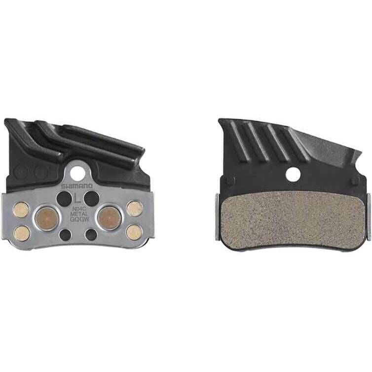 Shimano, N-Type, Disc Brake Pads, Shape: Shimano N-Type, Metallic, Pair, IBPN04CMFA