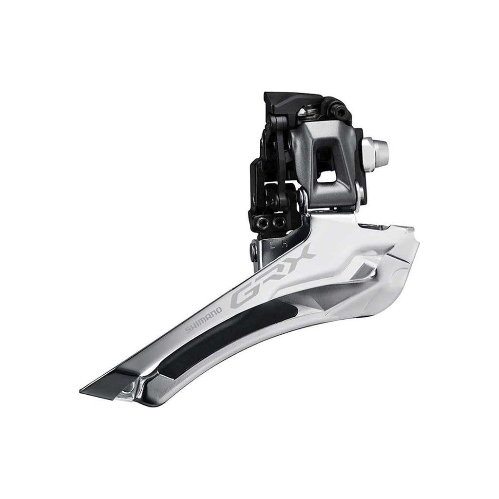 DÉRAILLEUR AVANT SHIMANO, FD-RX810, GRX DOWN-SWING, DOWN-PULL, BRASÉ, ANGLE CS : 61-66, CL : 46 MM