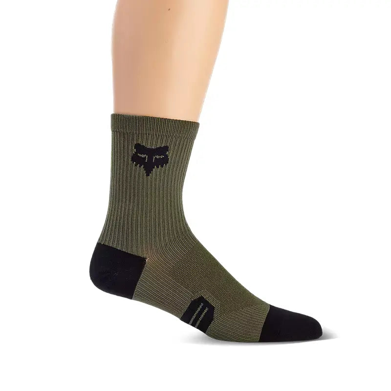 Fox Racing Ranger 6" Socks - Olive Green - Canada