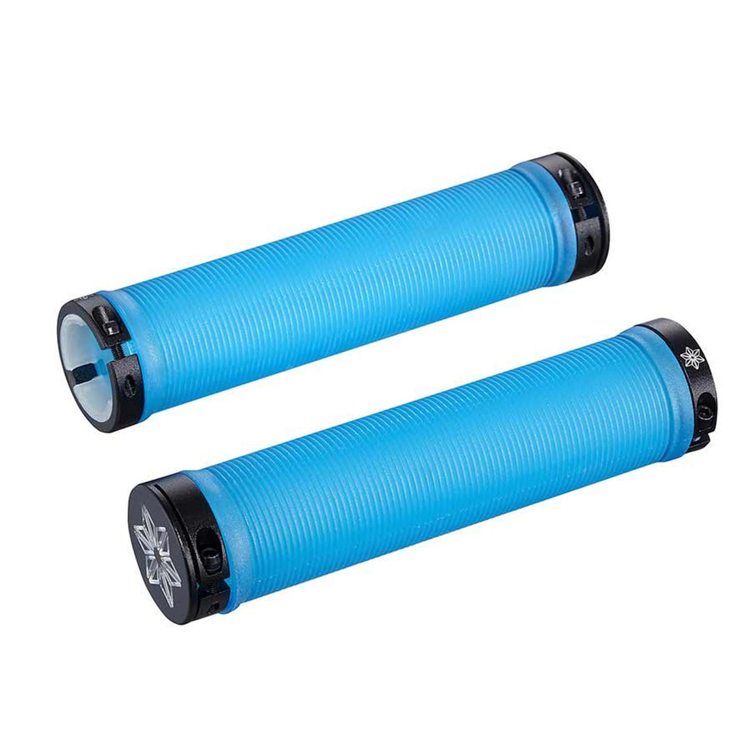 Supacaz Rad Grip Neon Blue Clear - Smith Creek Cycle