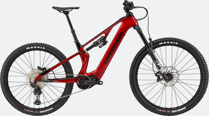 Cannondale Moterra SL 2 red side - Smith Creek Cycle