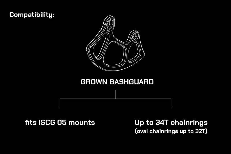 Oak Components Grown Bashguard 30-34T ISCG 05