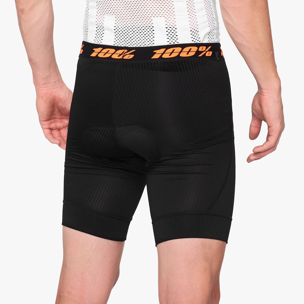 100% Men's Crux Liner Shorts Smith Creek Cycle West Kelowna Rear