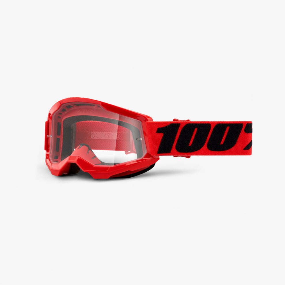 STRATA 2 JUNIOR Goggle Red - Clear Lens Smith Creek Cycle