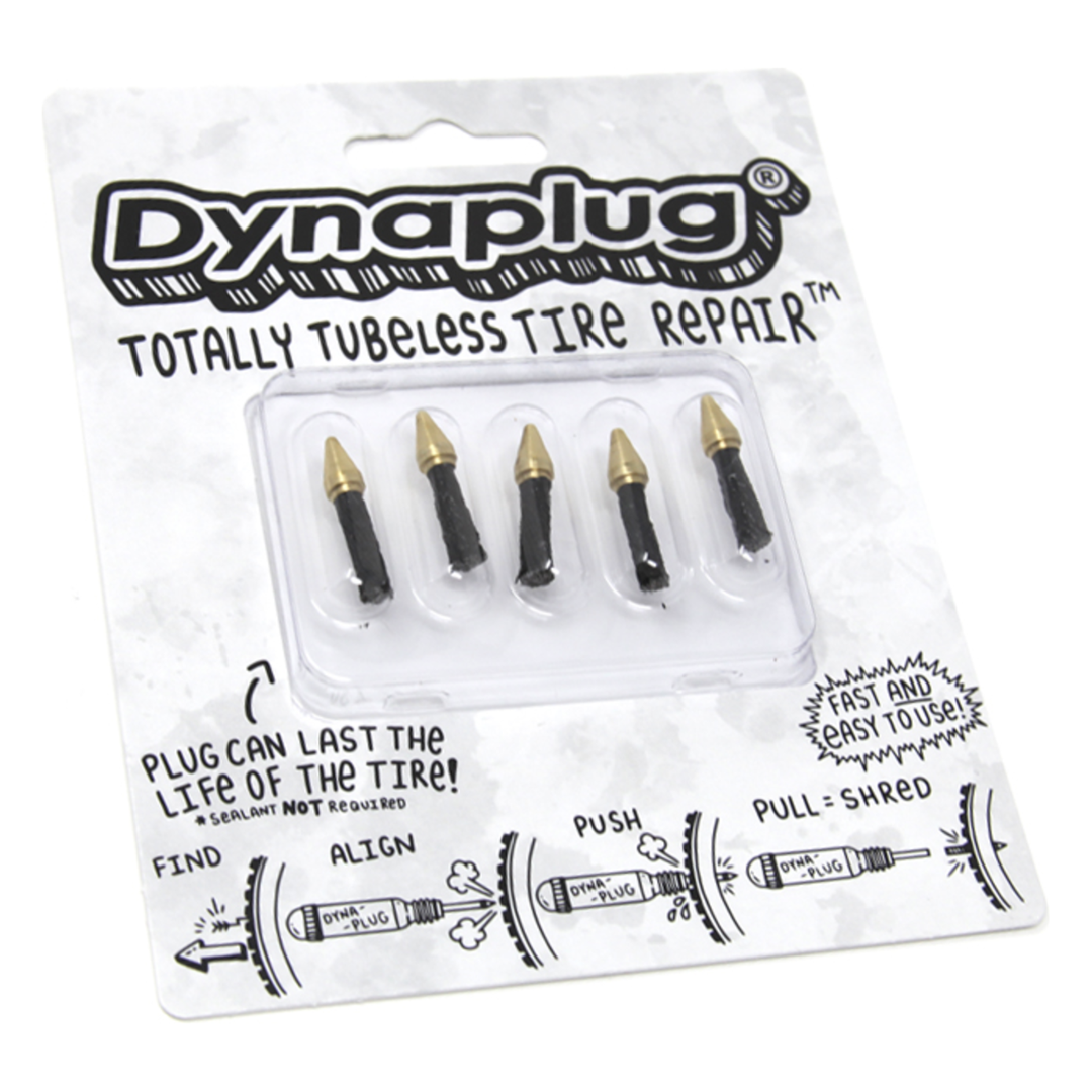 Dynaplug Tubeless Tire Repair Plugs, Pointed Soft Nose Tip /5 pack