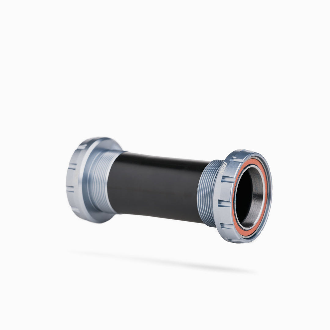 NSB BSA Threaded Bottom Bracket, 83mm Shell, 30mm Spindle, Pewter