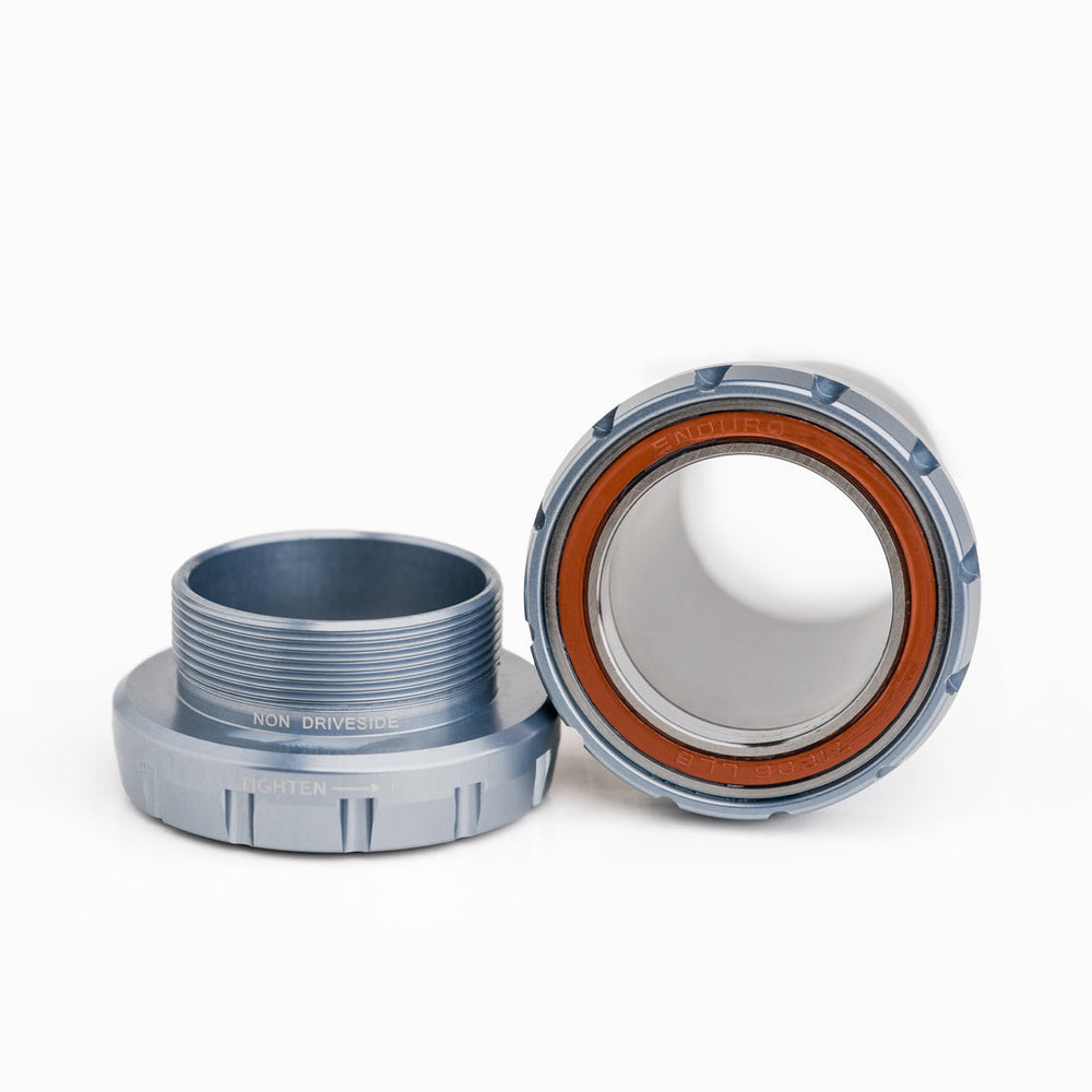 NSB BSA Threaded Bottom Bracket, 83mm Shell, 30mm Spindle, Pewter