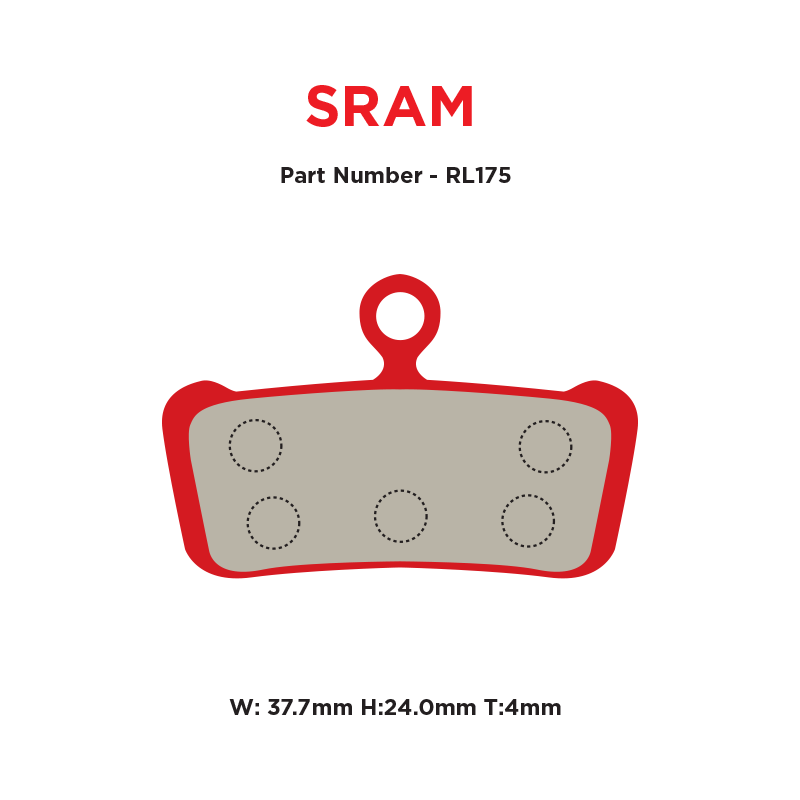 MTX Red Label RACE Brake Pads - Smith Creek Cycle