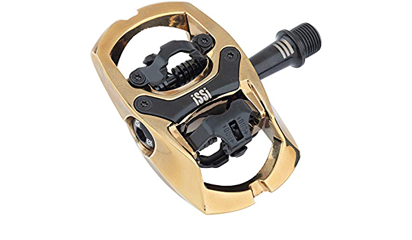 iSSi Trail III Pedals - Dual Sided Clipless with Platform, Aluminum, 9/16", Bullion Gold - Smith Creek Cycle