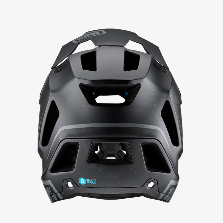 back view of  100% Trajecta Helmet Fildlock