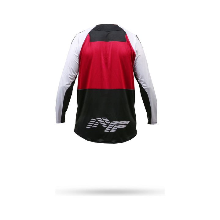 RideNF SVG Race Jersey kelowna red rear