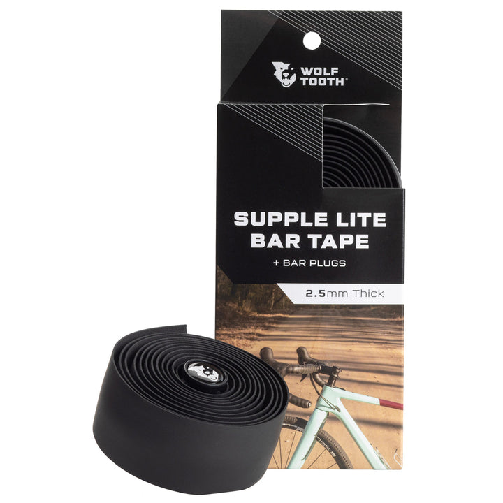 WolfTooth Supple Lite Bar Tape - Black
