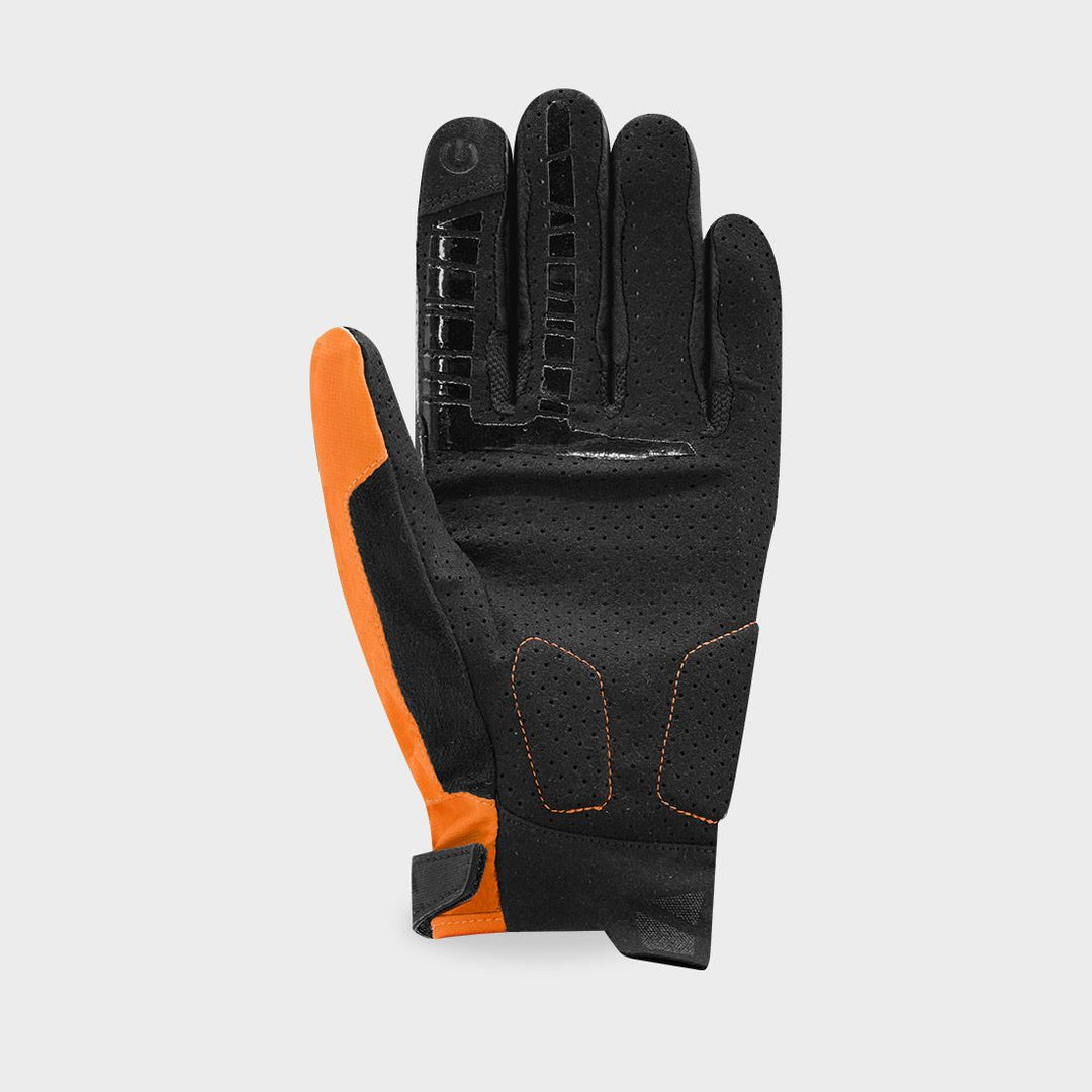 Racer Rock 3 Gloves orange/black front of hand