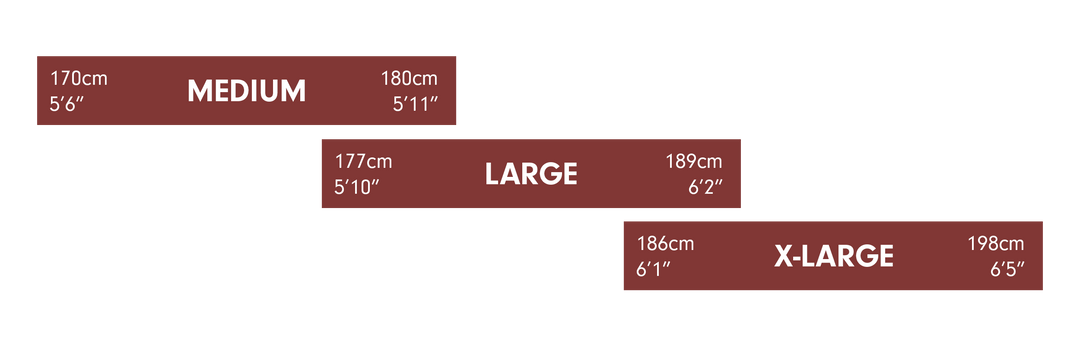 deviate claymore size chart