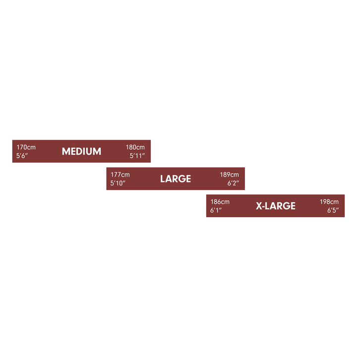 deviate claymore size chart
