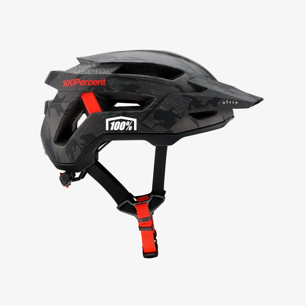 100% Altis helmet black red